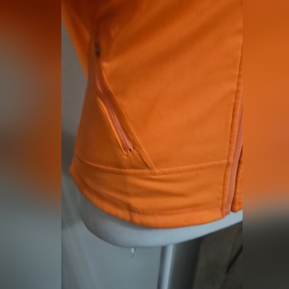 CALVIN KLEIN Performance Neon orange athletic full zip jacket. Size Small - Picture 2 of 9